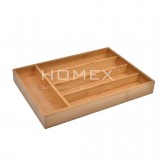 Homex Bamboo Cutlery Tray