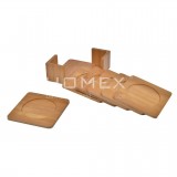 Homex Bamboo Coaster Set