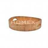 Homex Round Tray with Handle