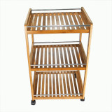 Homex Bamboo Kitchen Carts