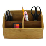 Homex Bamboo Desk Organizer with Pencil Holder