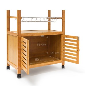 Bamboo Kitchen Trolley
